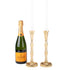 Gold Bamboo Candlestick (Large)